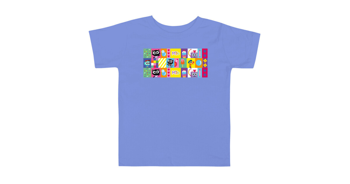 Milo and Friends Toddler Staple Tee | Bright & Playful Design for